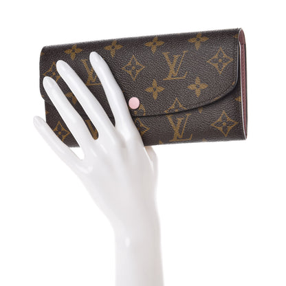 Louis Vuitton Monogram Emilie Wallet Rose Ballerine 2 of 9
