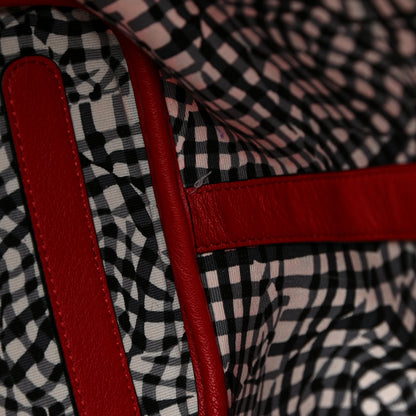MCM Visetos Medium Liz Reversible Shopper Tote Ruby Red 15 of 17