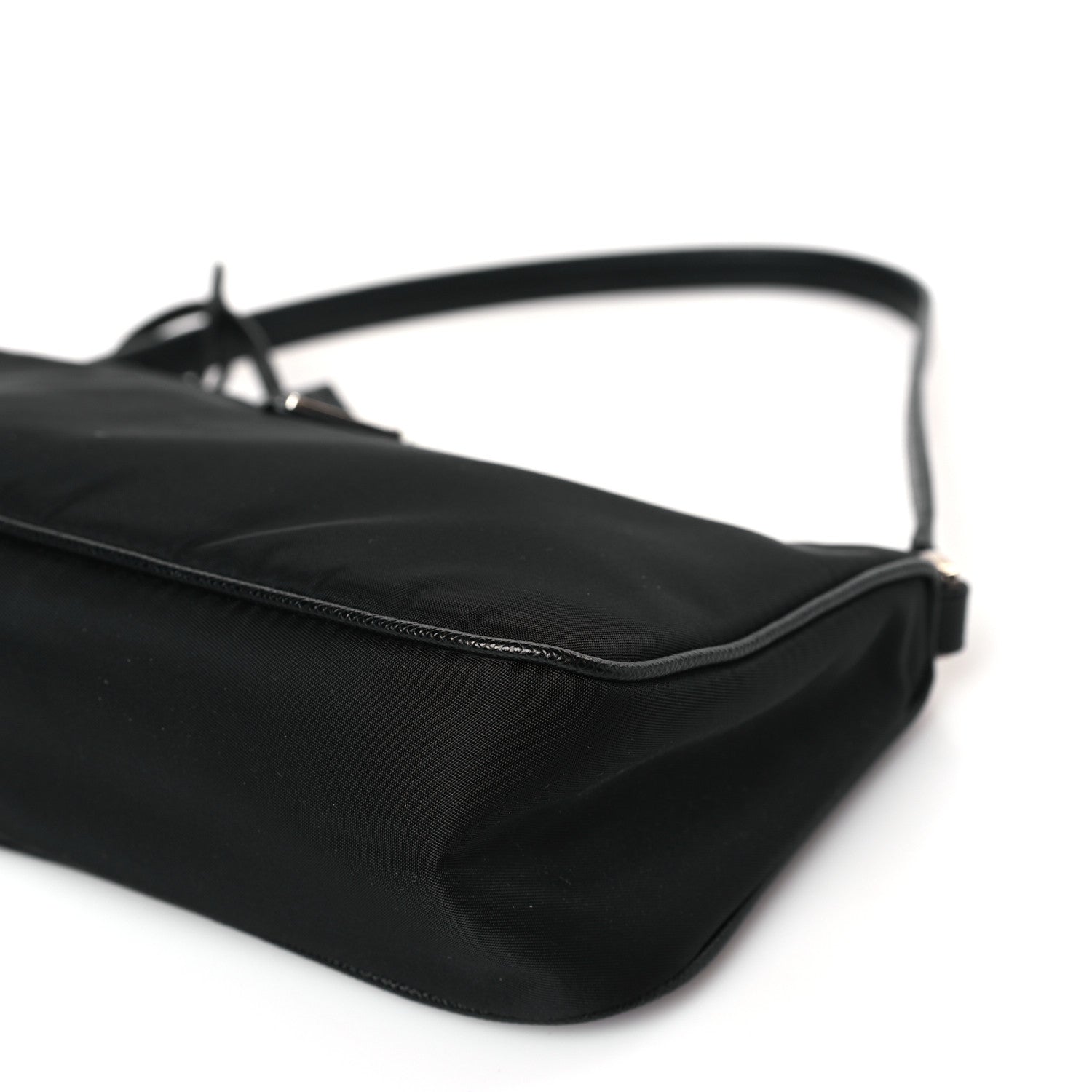 Prada Nylon Saffiano Mini Re-Edition 2005 Bag Black 9 of 9