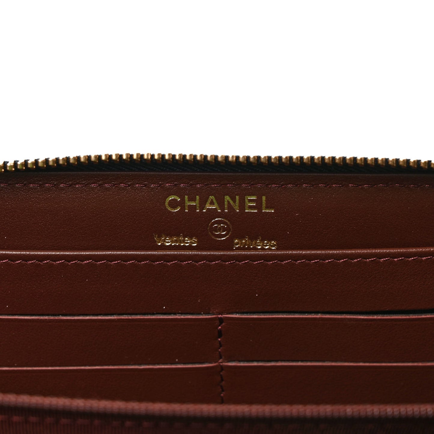 Felt Quilted Paris-Hamburg Charms Zip Around Wallet Dark Navy