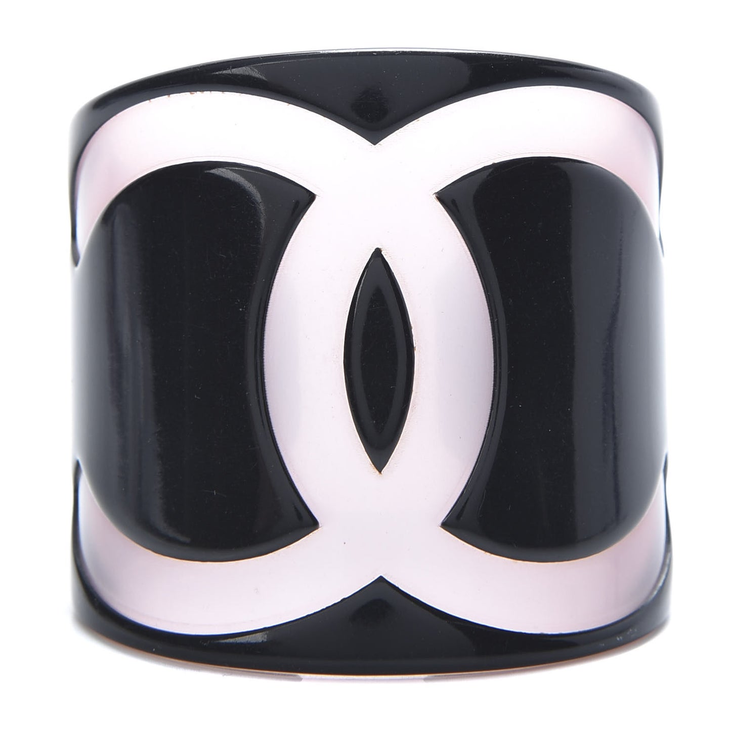 Resin CC Wide Cuff Black Pink