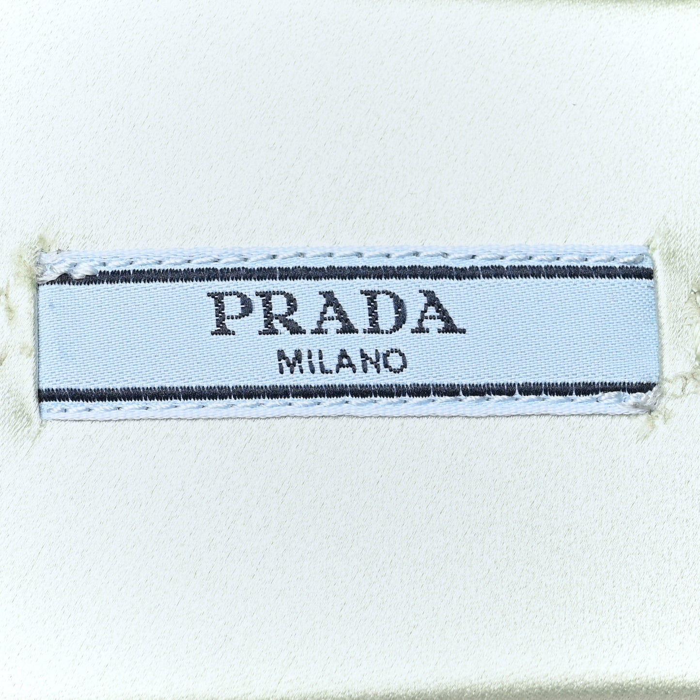 Satin Crystal Logo 10mm Slide Sandals 37.5 Acqua