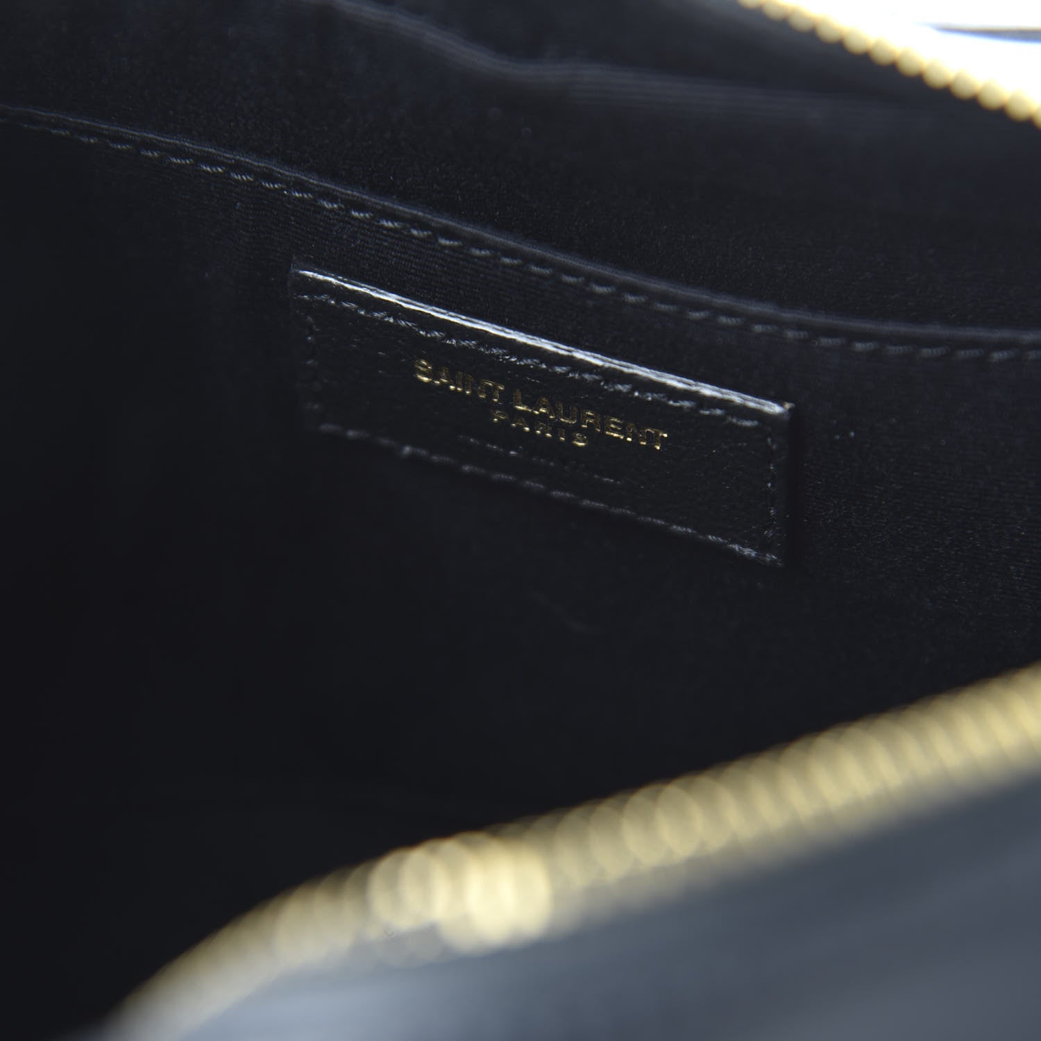 Saint Laurent Calfskin Matelasse Monogram Lou Camera Bag Storm 8 of 9