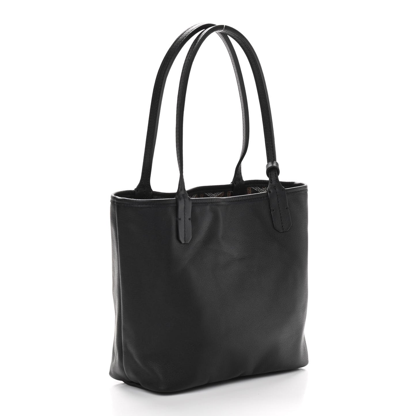 Goyardine Reversible Mini Anjou Black