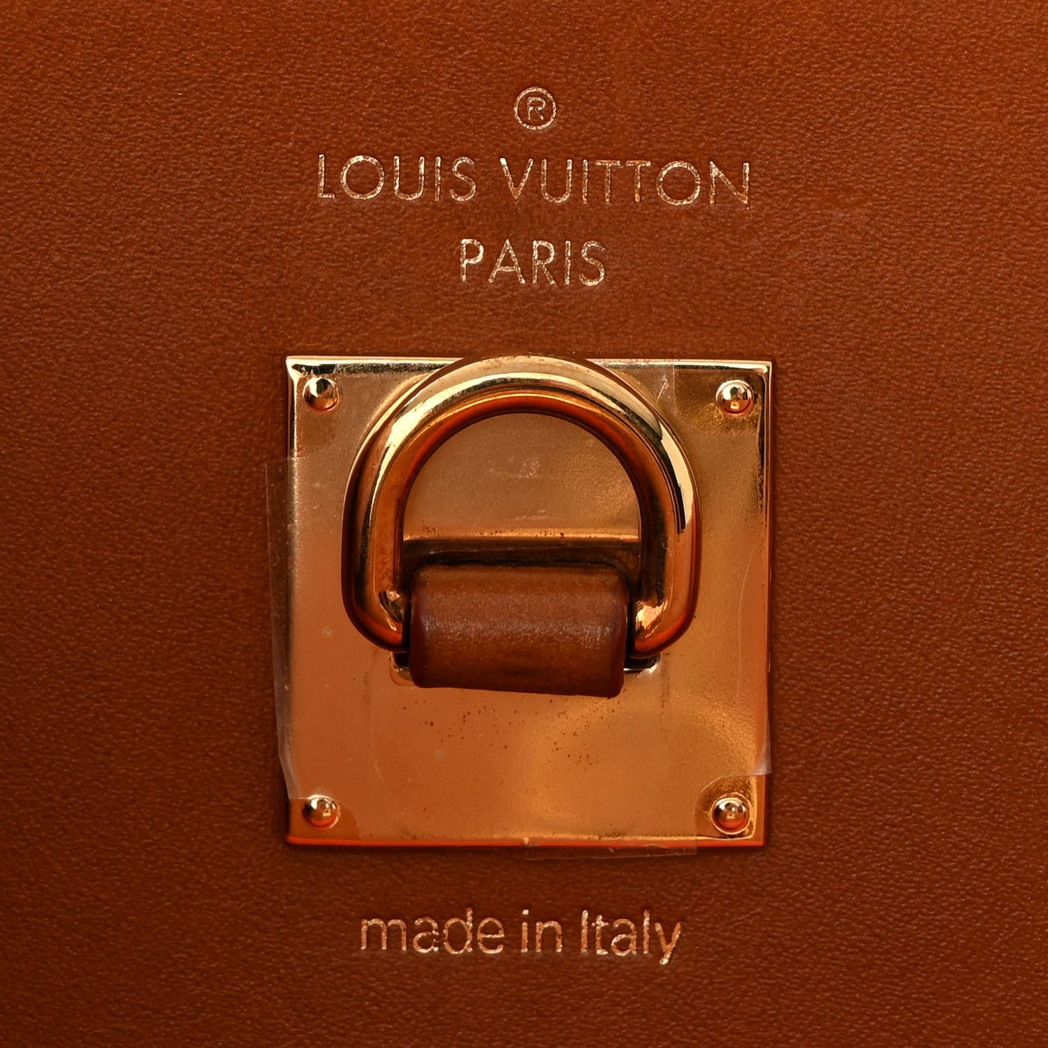 Louis Vuitton Calfskin Catogram City Steamer MM Chataigne 6 of 9