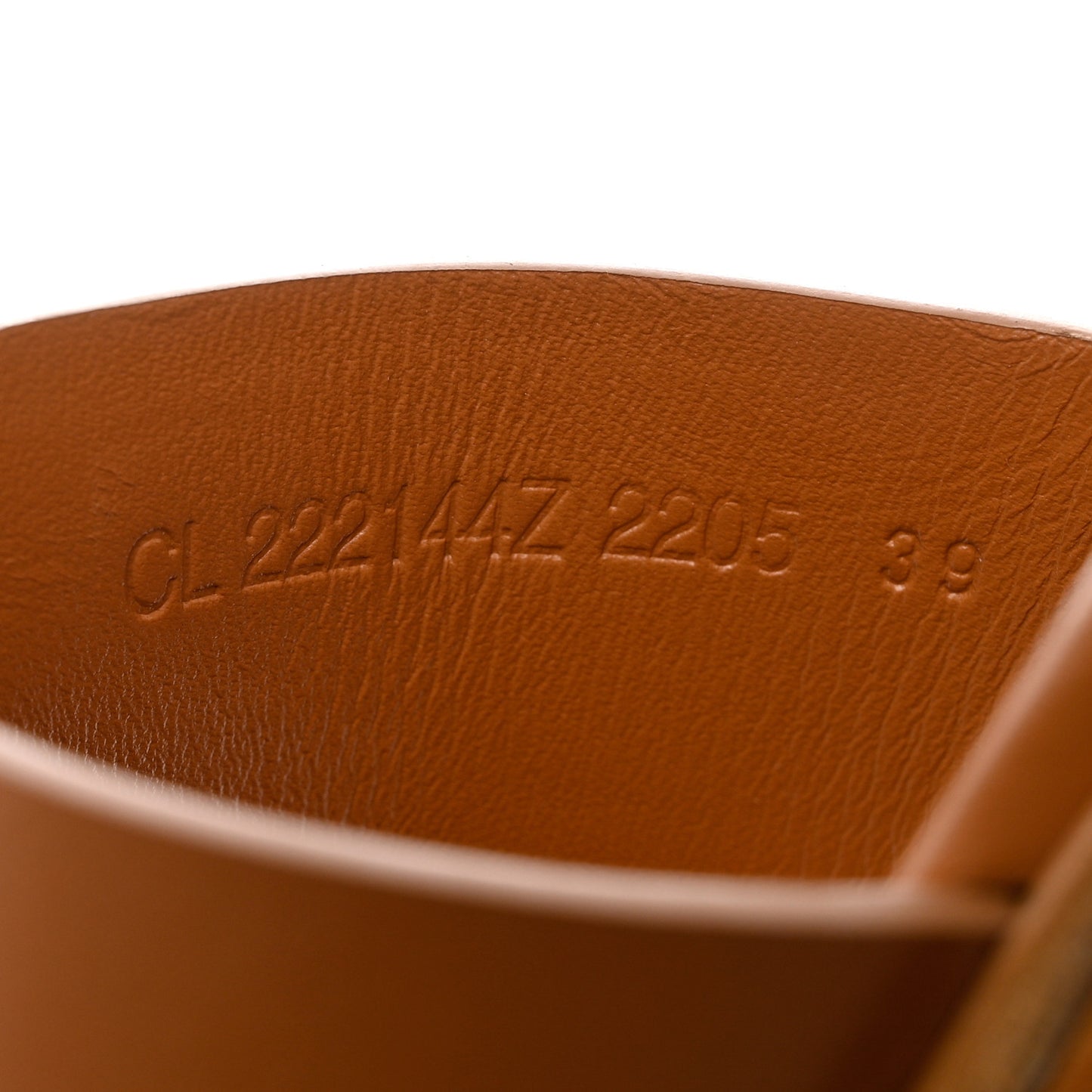 Calfskin Cork Eze 30 Sandals 39 Marron Glaise