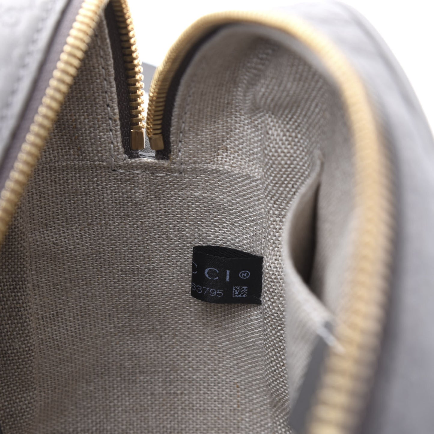 Microguccissima Mini Bree Messenger Bag Grey