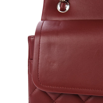 Chanel Lambskin Quilted Jumbo Double Flap Burgundy 8 of 13