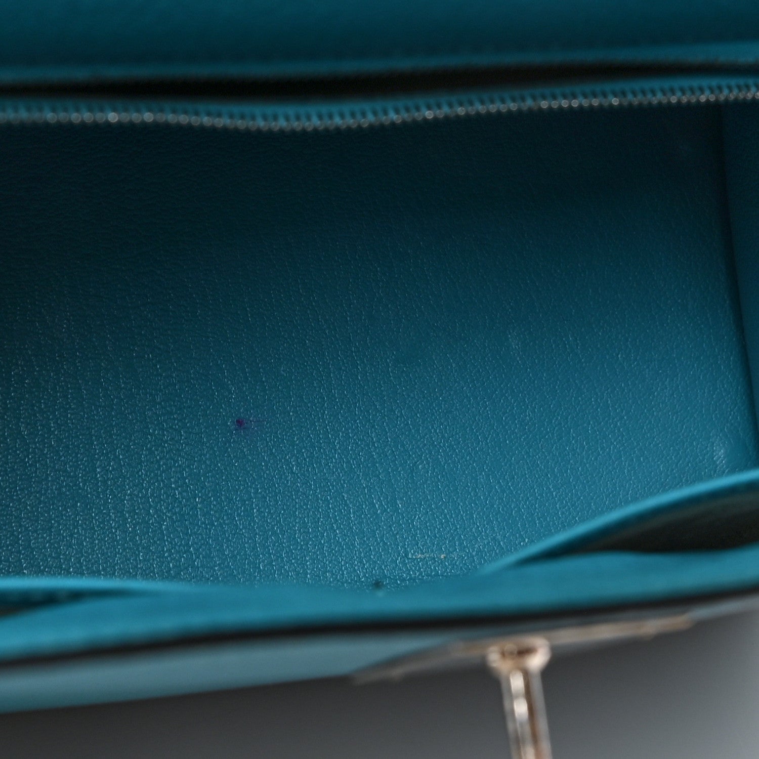 Hermes Chevre de Coromandel Kelly Mou 28 Turquoise 9 of 11