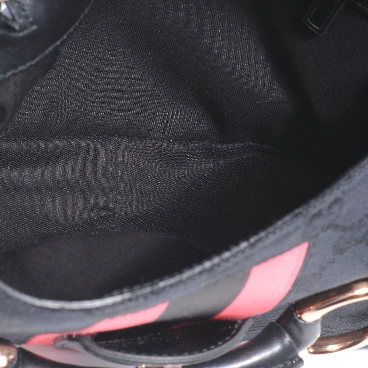 Monogram Horsebit Web Flap Bag Black