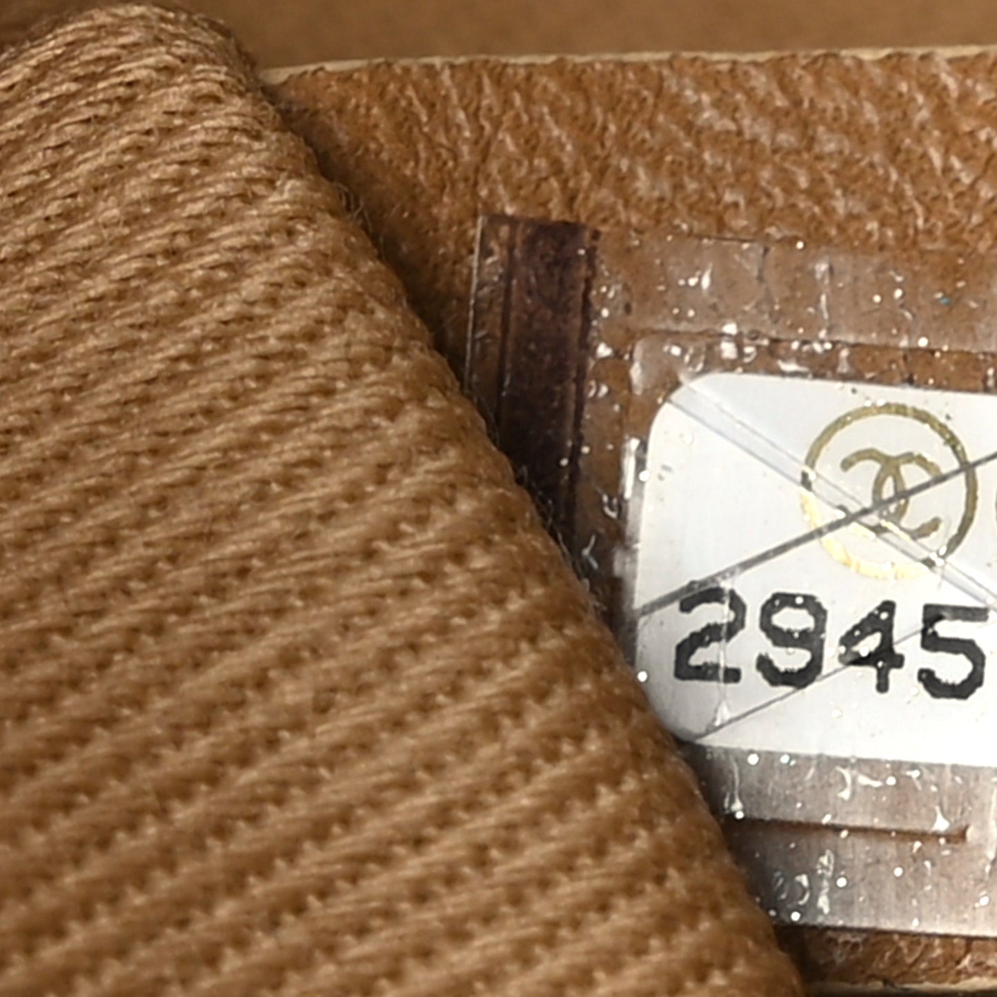Aged Calfskin Quilted Small Express Bowling Bag Beige
