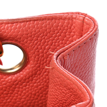 Chanel Caviar Quilted Petit Shopping Tote PST Pink 10 of 10