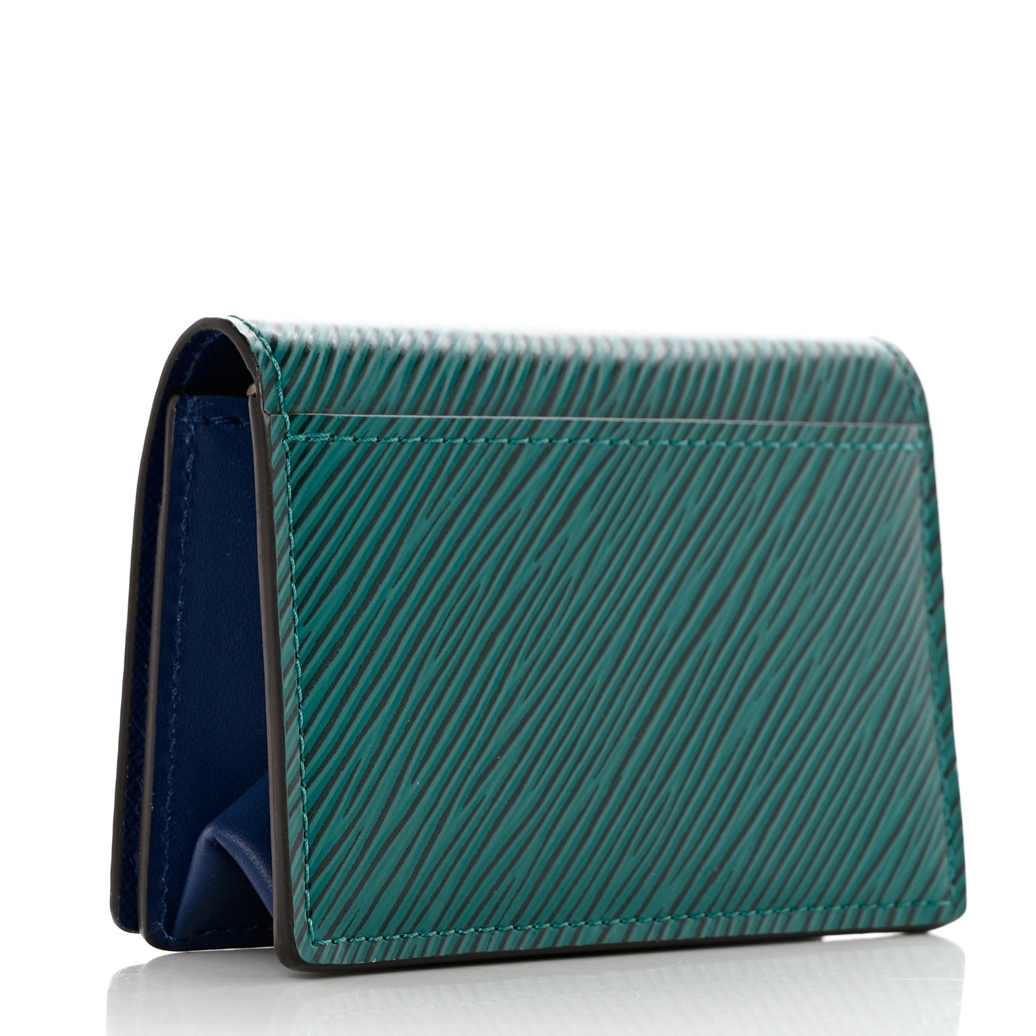 Louis Vuitton Epi Twist Multicartes Emerald Green Indigo 3 of 7