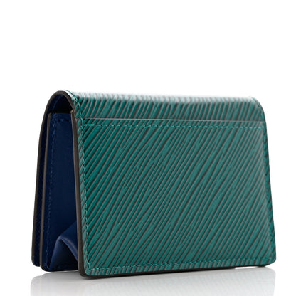 Louis Vuitton Epi Twist Multicartes Emerald Green Indigo 3 of 7