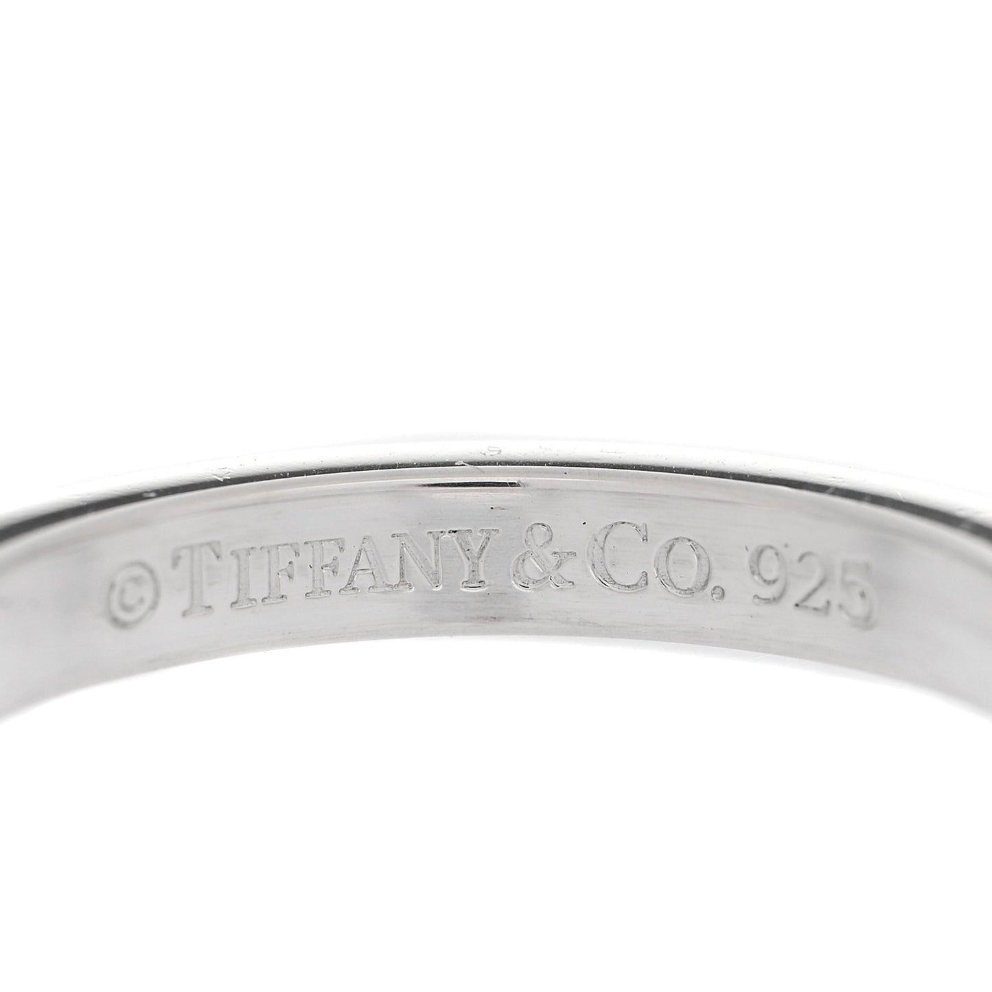 Sterling Silver Narrow Notes Ring 54 7