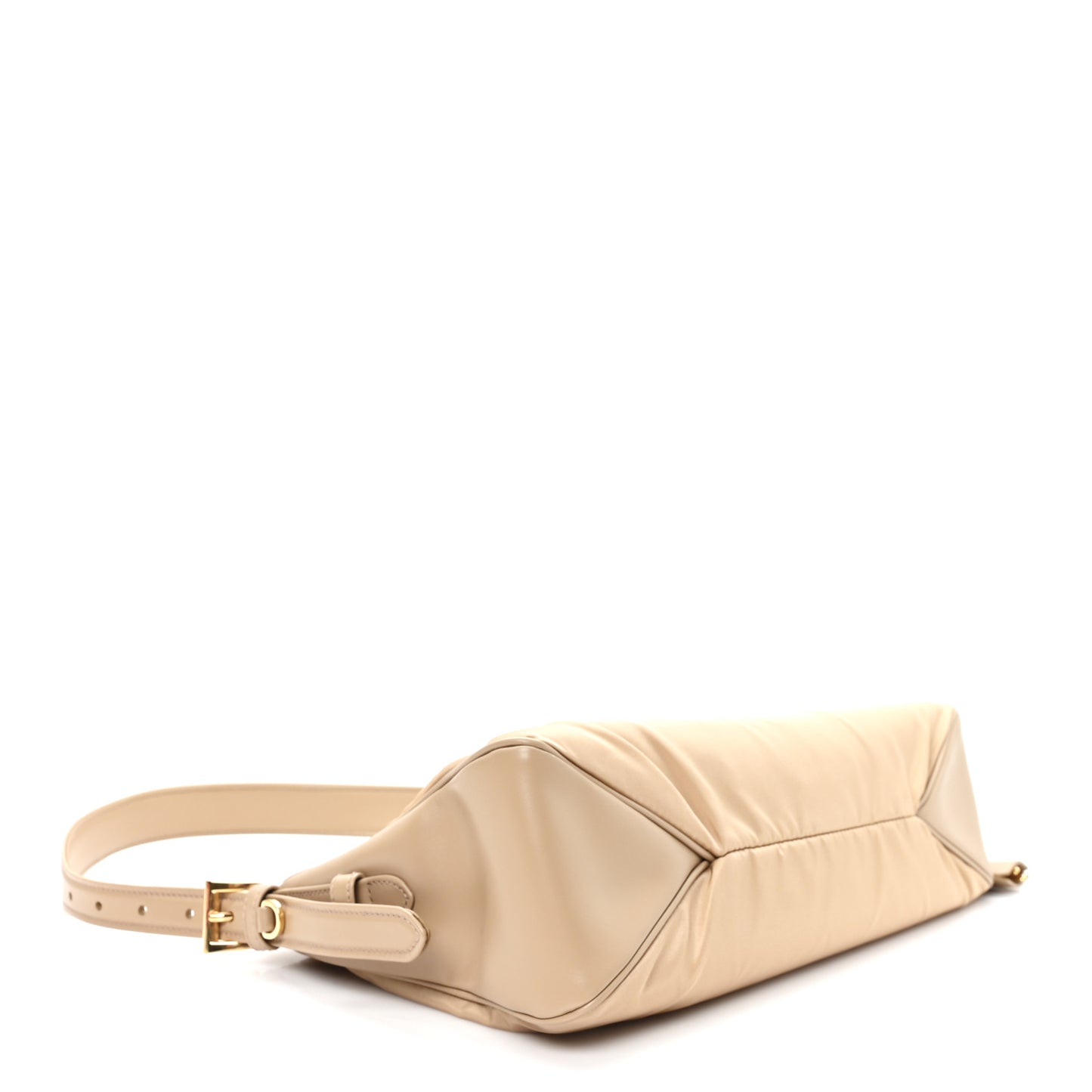 Re-Nylon Vitello Large Aimee Shoulder Bag Cammello