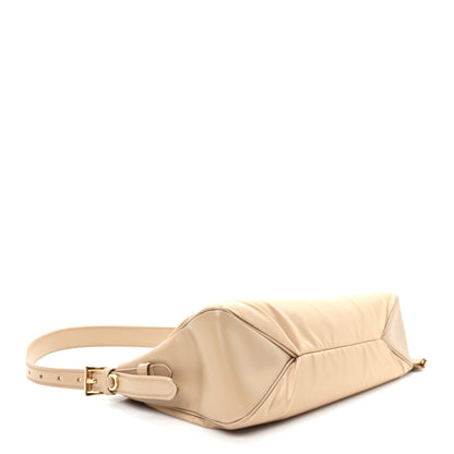 Prada Re-Nylon Vitello Large Aimee Shoulder Bag Cammello 4 of 9