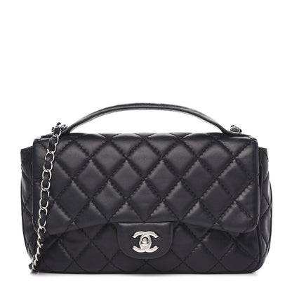 Chanel Lambskin Quilted Medium Easy Carry Flap Black 1 of 14