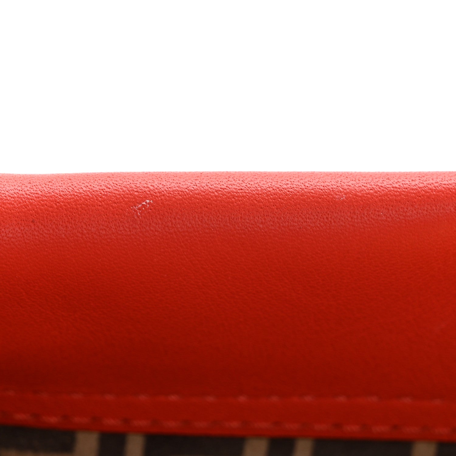 Fendi Vitello Seta Suede FF Mini Peekaboo Iconic Satchel Tulipano Miele Moro 11 of 12