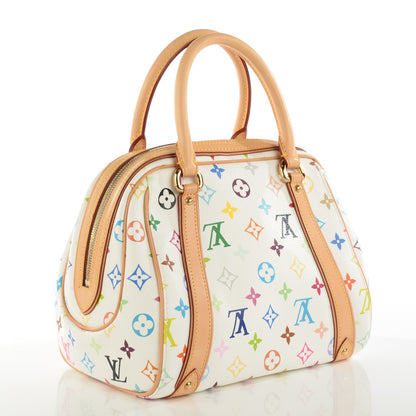 Louis Vuitton Monogram Multicolor Priscilla White 3 of 7