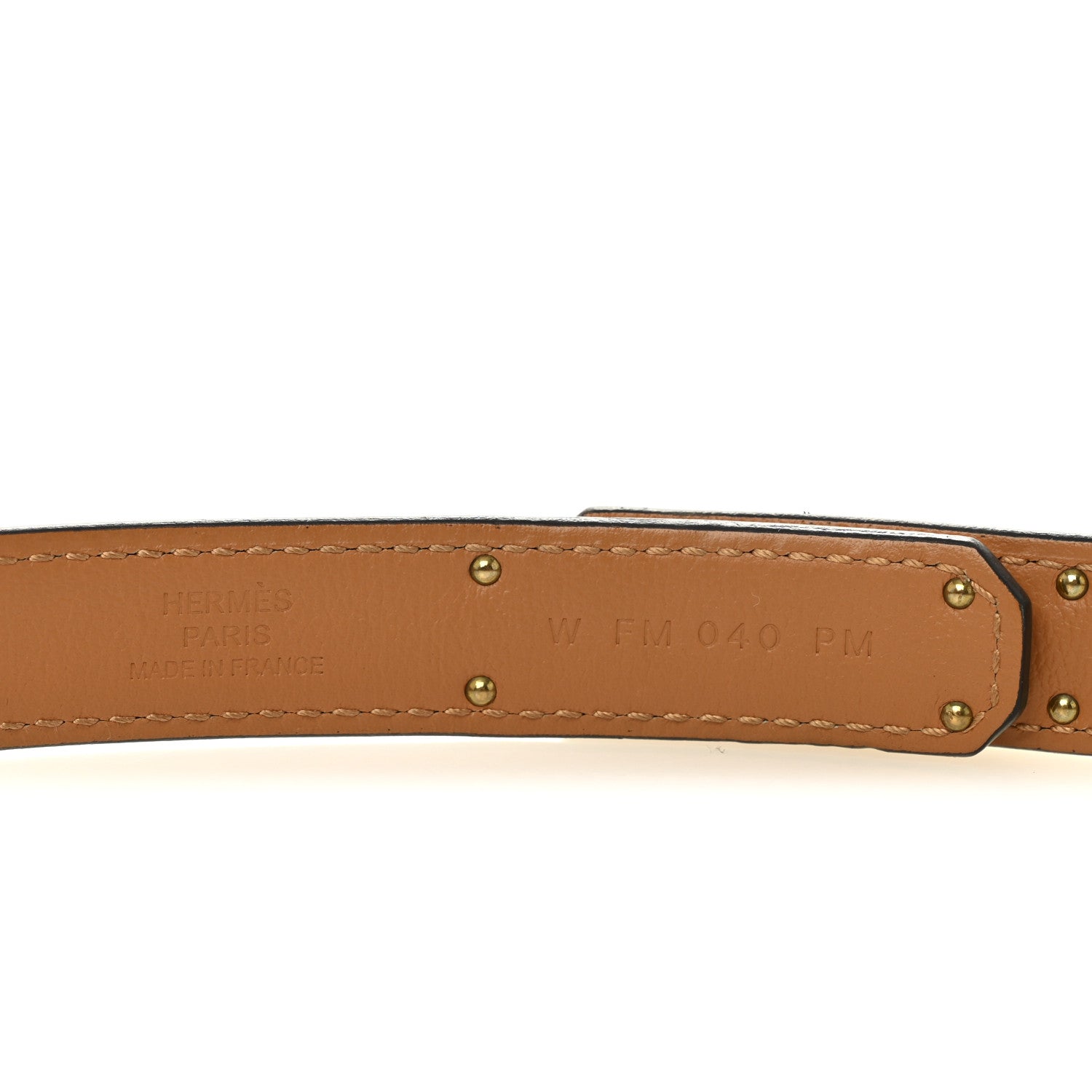 Hermes Epsom Kelly Belt Gold 5 of 5