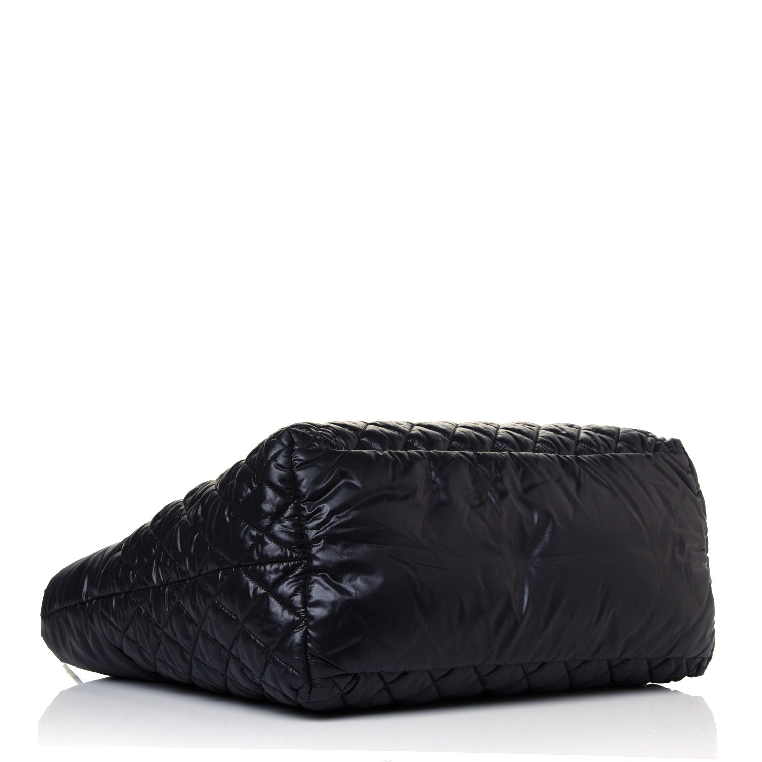 Chanel Nylon Quilted Large Coco Cocoon Tote Black 3 of 11
