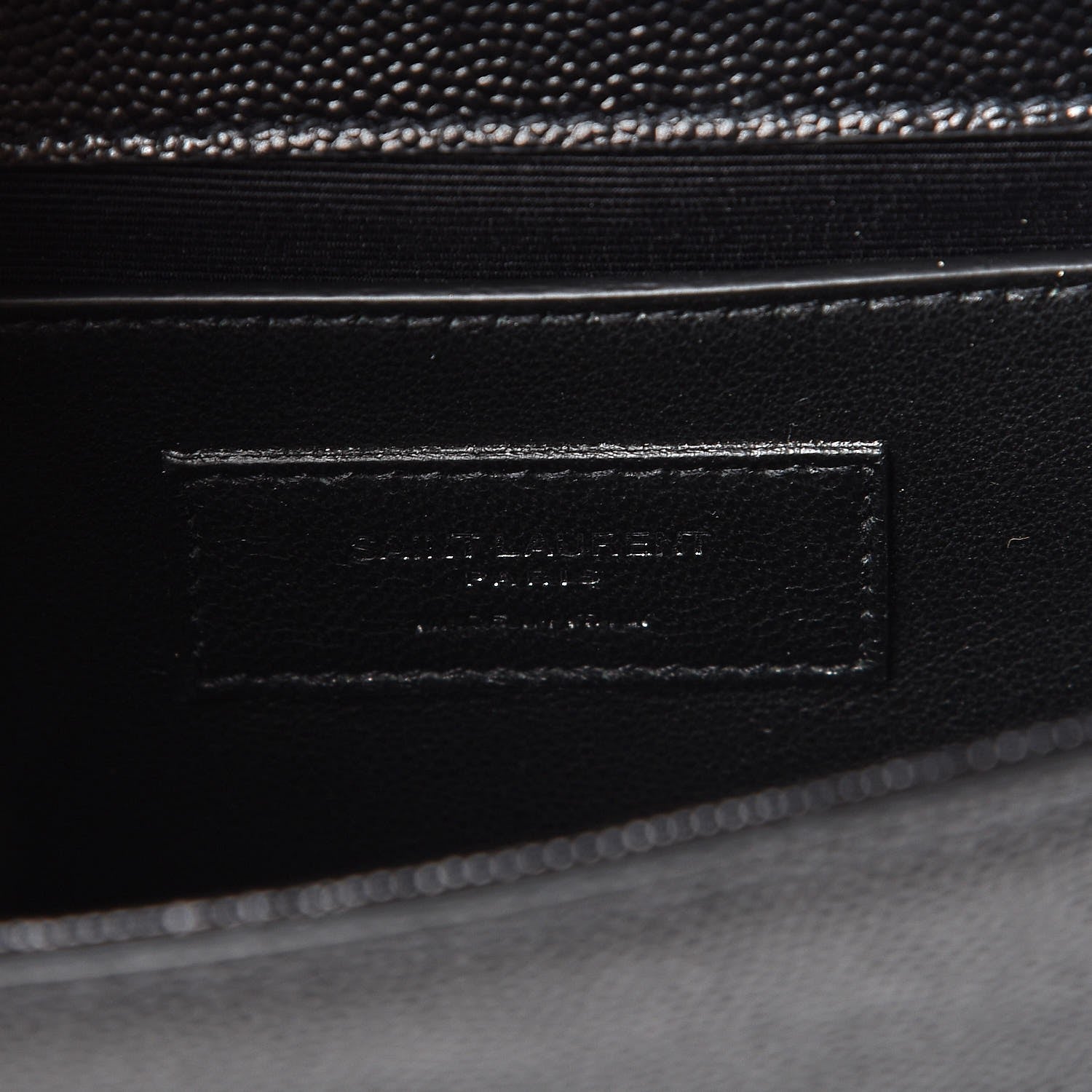 Saint Laurent Grain De Poudre Small Monogram Kate Satchel Black 7 of 8