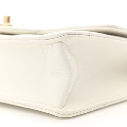 Chanel Lambskin Quilted Small Chic Pearls Flap White 10 of 12