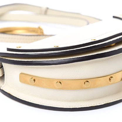 Chloe Calfskin Small Nile Bracelet Minaudiere Bag Off White 7 of 9