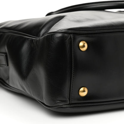 Saint Laurent Calfskin Small Classic Duffle Briefcase Black 8 of 13