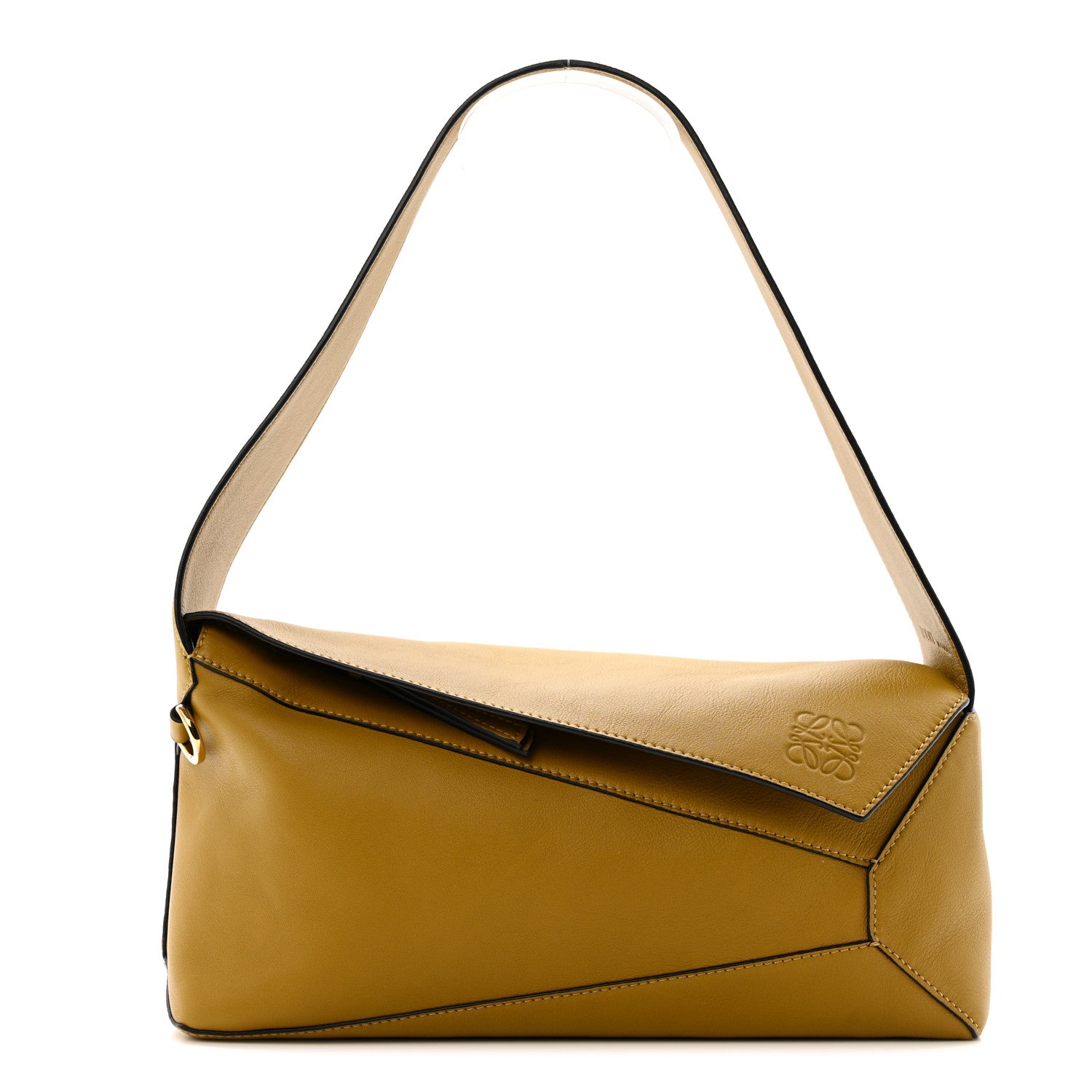Loewe Calfskin Puzzle Hobo Ochre 1 of 10