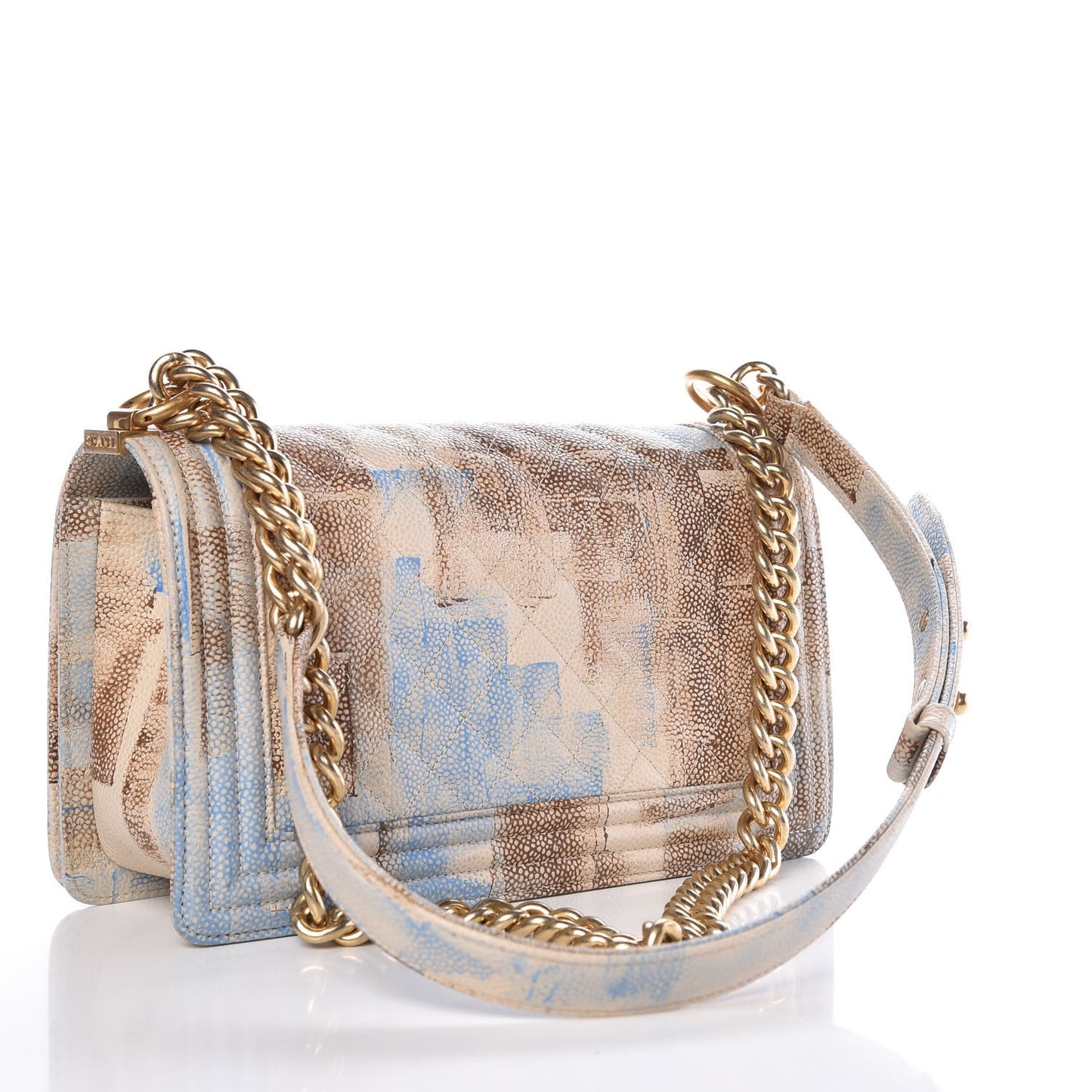 Painted Caviar Medium Boy In Cuba Flap Multicolor