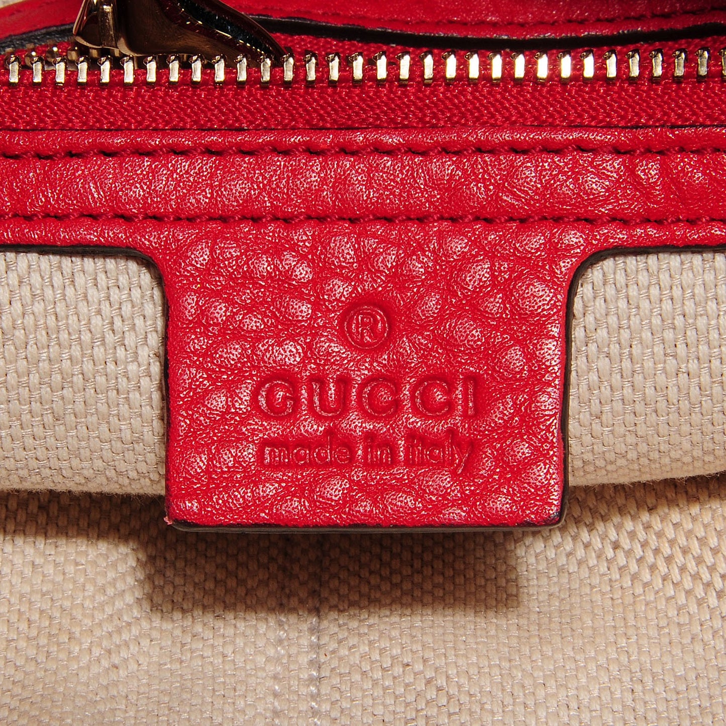 Pebbled Calfskin Medium Soho Chain Shoulder Bag Red