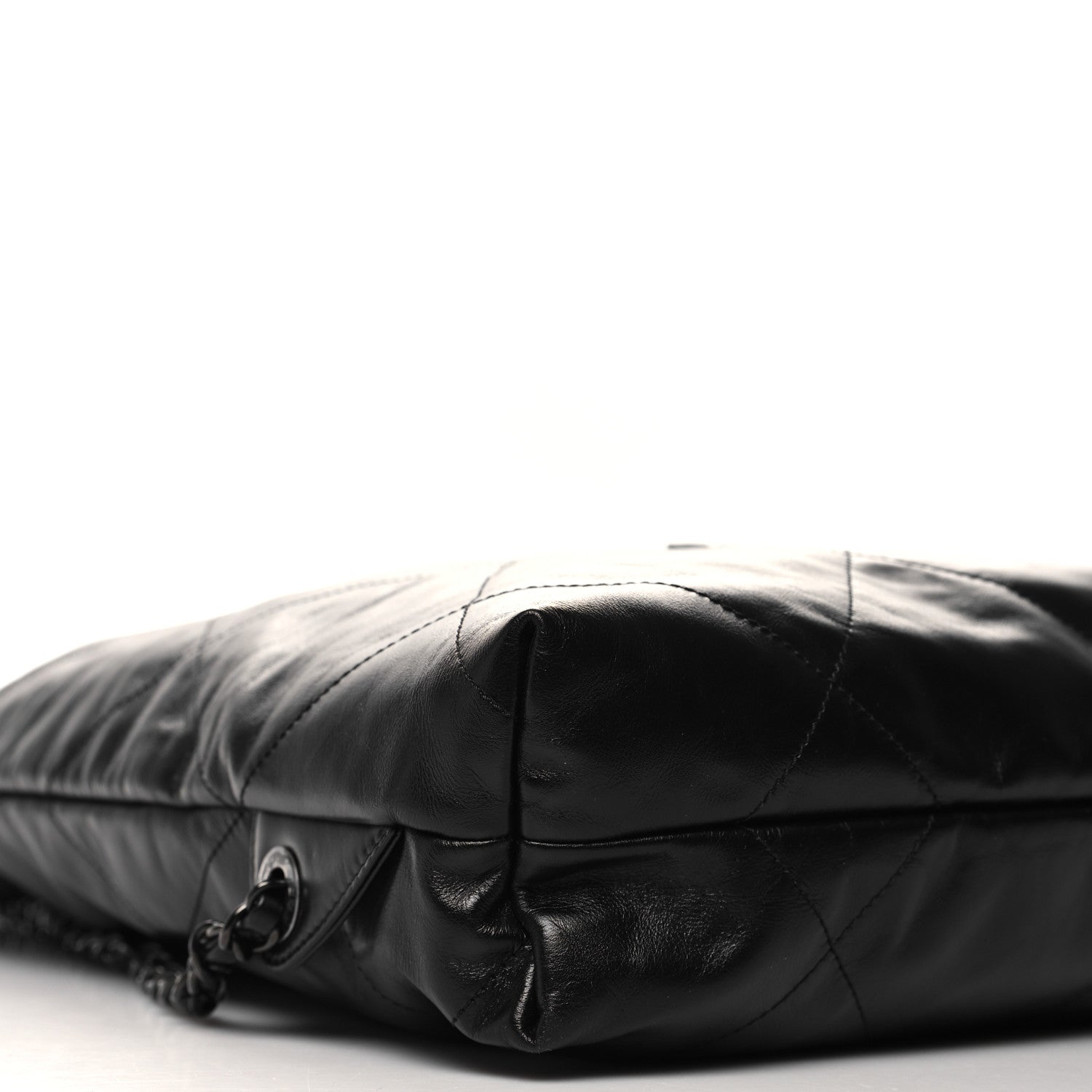 Chanel Shiny Calfskin Quilted Chanel 22 Backpack So Black 9 of 11