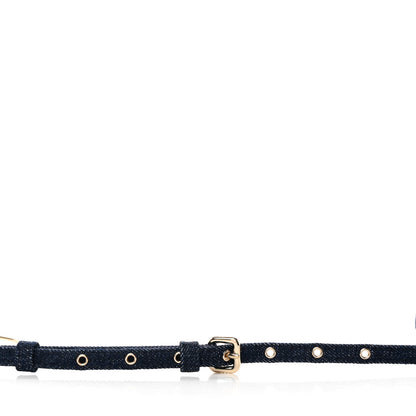 Christian Dior Denim Lady D-Joy Shoulder Strap Blue 3 of 4