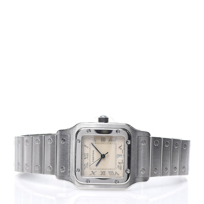 Cartier Stainless Steel 29mm Santos De Galbee Quartz Watch 3 of 6