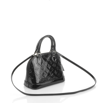 Louis Vuitton Vernis Alma BB Noir Magnetique 3 of 6