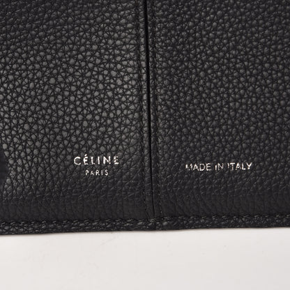 Celine Baby Grained Calfskin Small Tri-Fold Bag Black 8 of 12