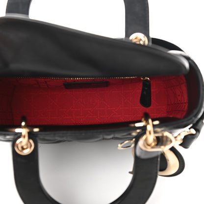 Christian Dior Lambskin Cannage Small My ABCDior Lady Dior Black 4 of 10