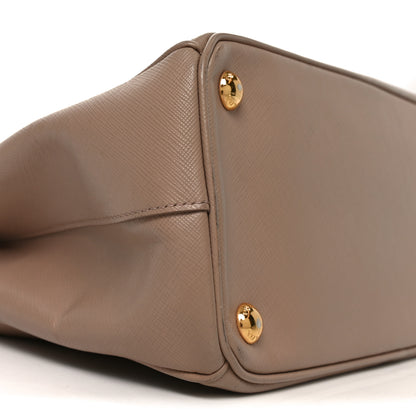Prada Saffiano Lux Small Galleria Double Zip Tote Cammeo 8 of 9