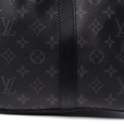 Louis Vuitton Monogram Eclipse Keepall Bandouliere 55 12 of 13