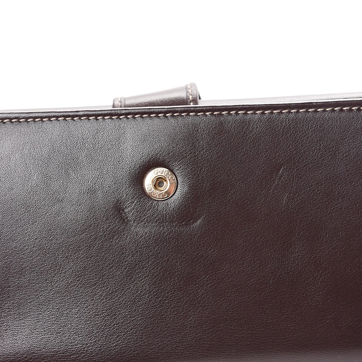 Gucci Calfskin Britt Continental Wallet Brown 14 of 15