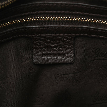 Gucci Calfskin Horsebit Web Dark Brown 6 of 12