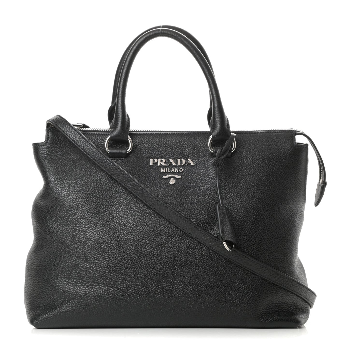 Vitello Daino Tote Black