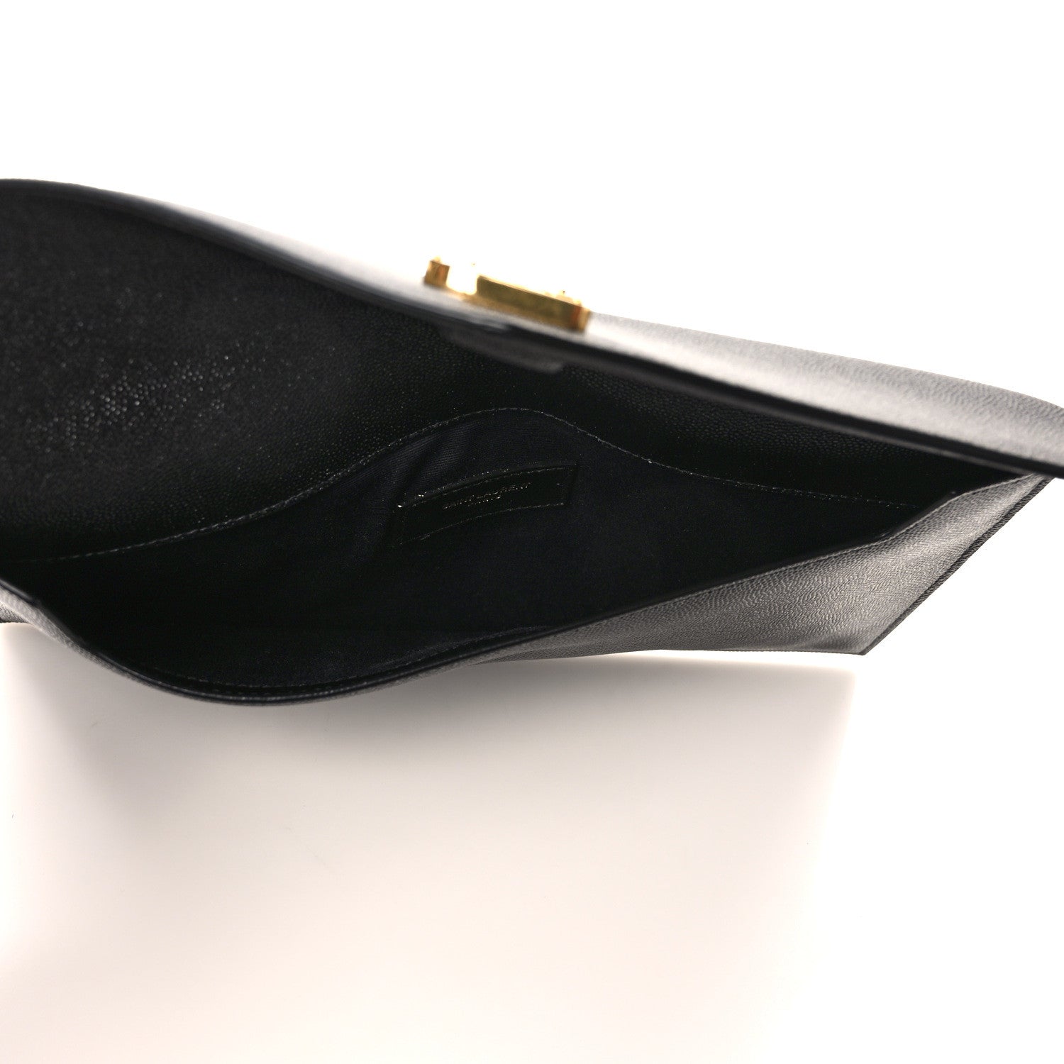 Saint Laurent Grain De Poudre Uptown Pouch Black 5 of 7