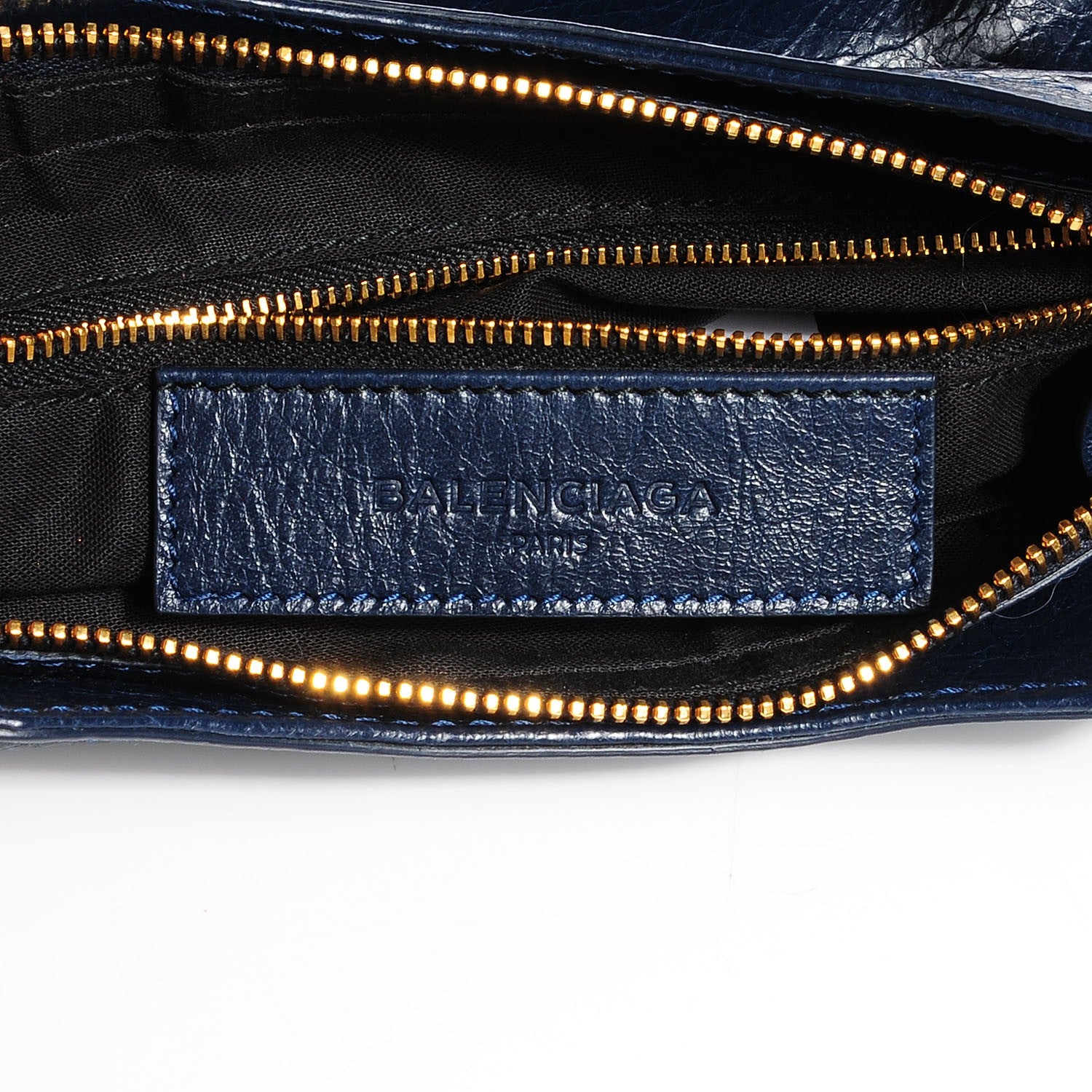 Balenciaga Agneau Giant 12 Gold Hardware Hip Bleu Obscur 9 of 11