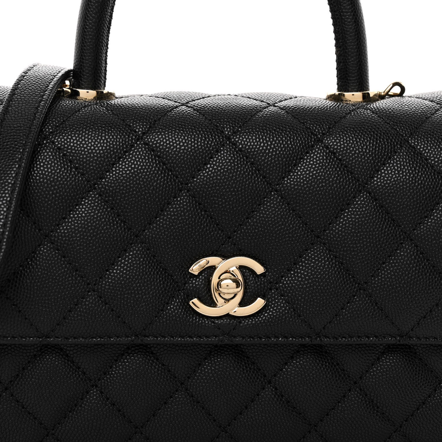 Chanel Caviar Quilted Mini Coco Handle Flap Black 8 of 11