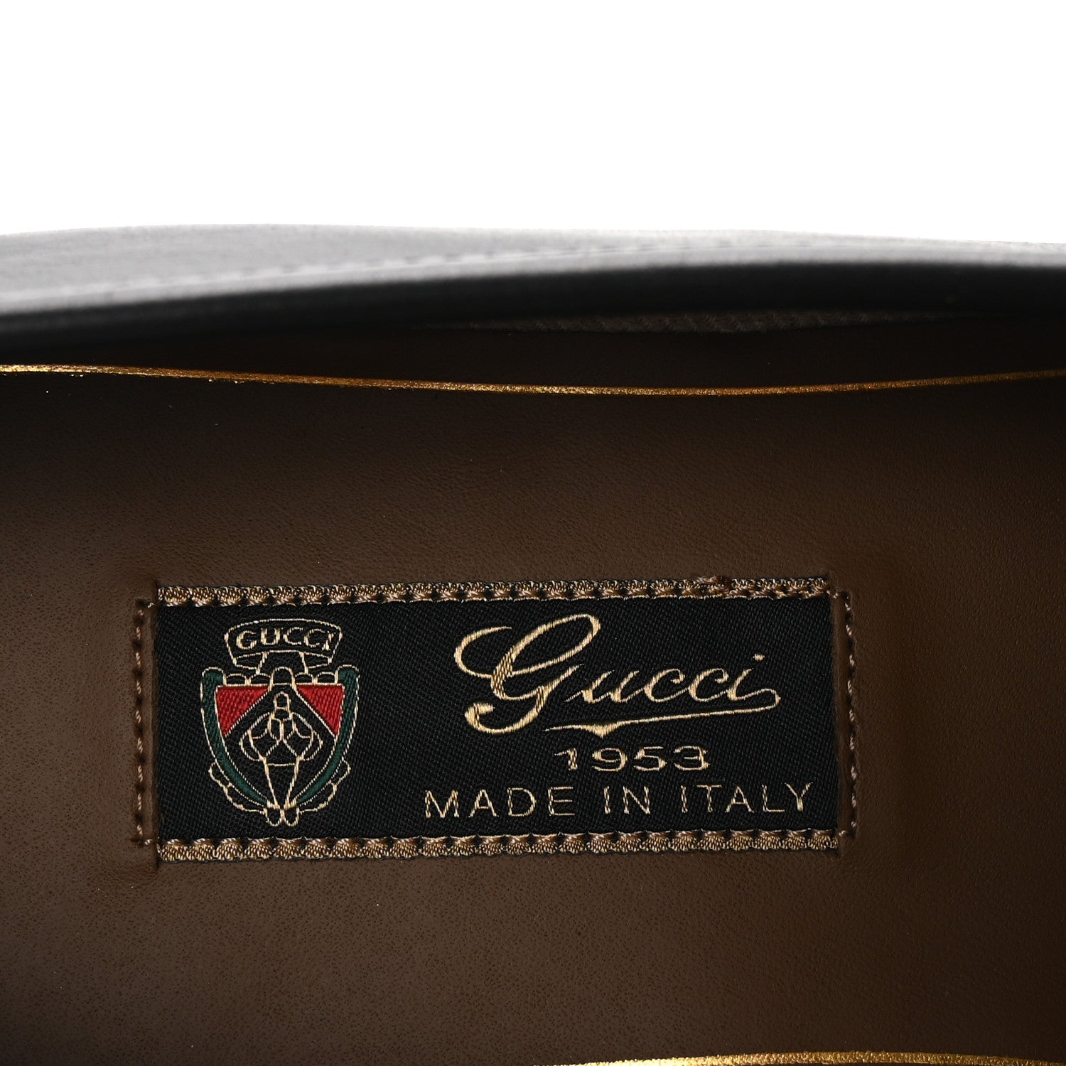 Gucci Betis Glamour Calfskin Horsebit Mens Jordaan Loafers 9 Black 8 of 9