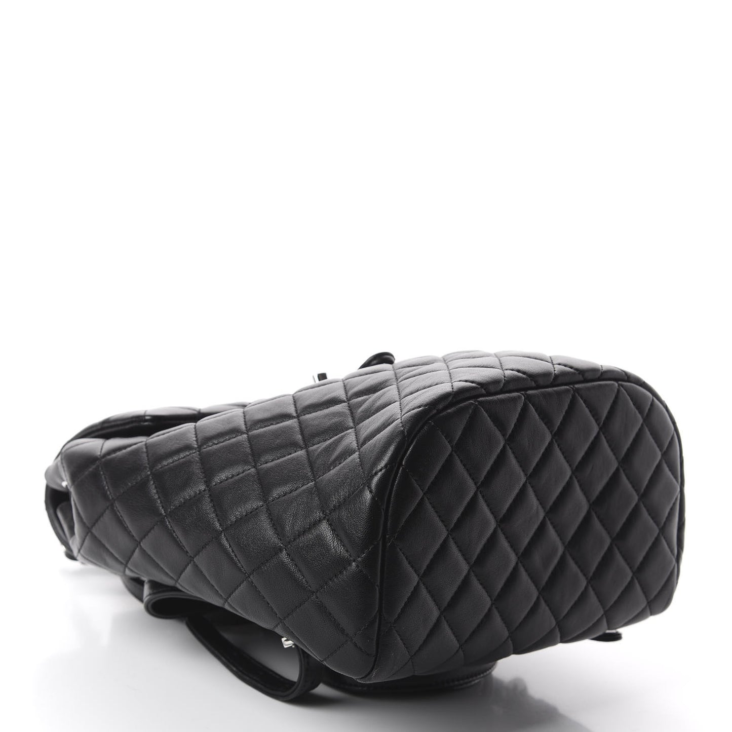 Lambskin Quilted Small Urban Spirit Backpack Black