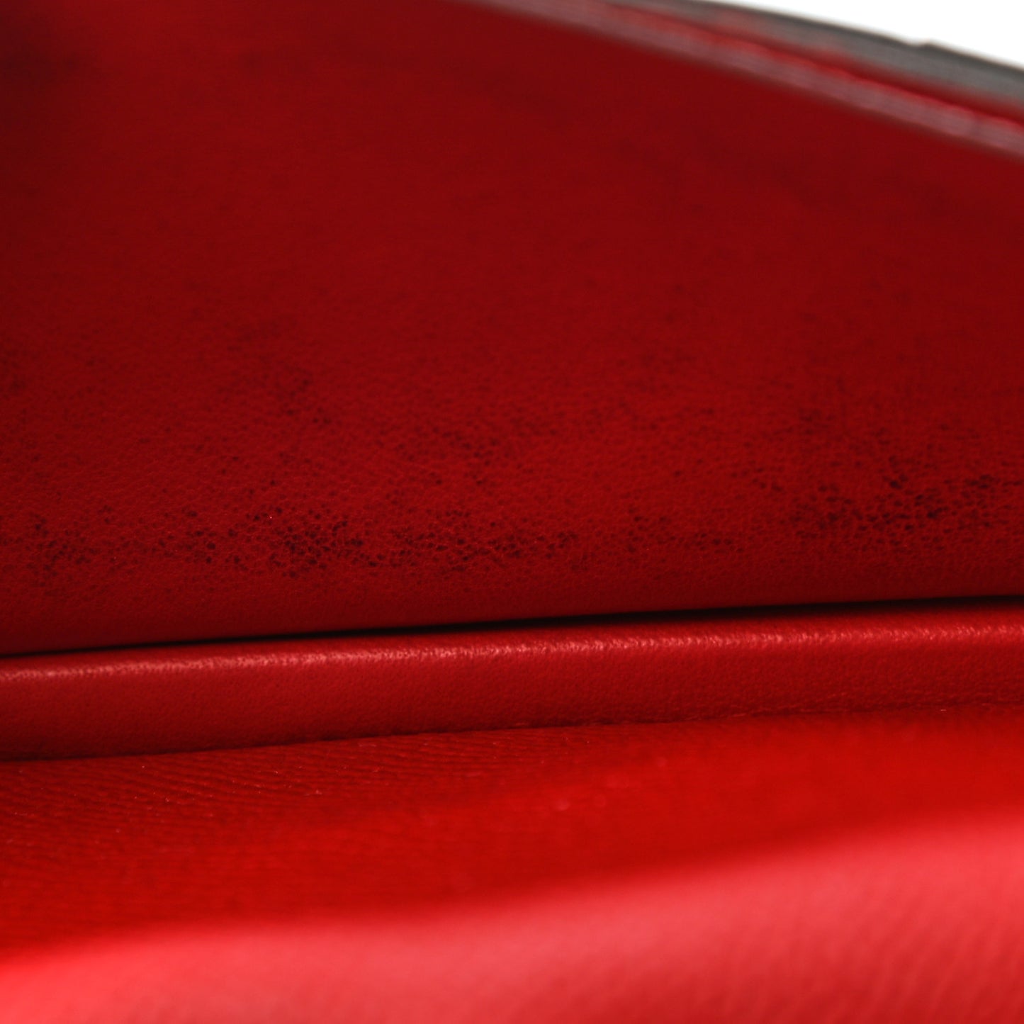 Epsom Bi-Color Bearn Gusset Wallet Rouge H Rouge Casaque
